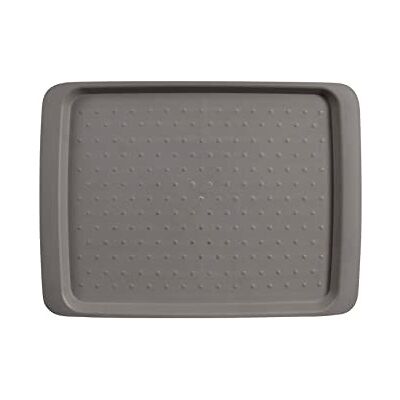 Kesper 77227 Serviertablett Anti-rutsch in grau, Kunststoff, 35 x 26 x 2 cm Kesper 77227 Serviertablett Anti-rutsch in grau, Kunststoff, 35 x 26 x 2 cm