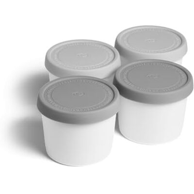 Springlane Kitchen SPRINGLANE 4er-Set Eisbehälter für Speiseeis 400 ml, Aufbewahrungsbehälter, Gefrierdosen, Eis-Container BPA-frei in Lebensmittelqualität Springlane Kitchen SPRINGLANE 4er-Set Eisbehälter für Speiseeis 400 ml, Aufbewahrungsbehälter, Gefrierdosen, Eis-Container BPA-frei in Lebensmittelqualität