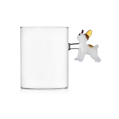 Ichendorf Milano Tasse French Bulldog, Kollektion Dogs, 45 cl, Borosilikatglas, handgefertigt Ichendorf Milano Tasse French Bulldog, Kollektion Dogs, 45 cl, Borosilikatglas, handgefertigt