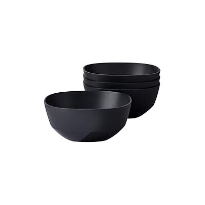 Mepal – Servierschale 4 Stück Silueta – Spülmaschinen- und mikrowellenfest – Salatschüssel – Tapas Teller – Geschirr – 750 ml – Nordic black Mepal – Servierschale 4 Stück Silueta – Spülmaschinen- und mikrowellenfest – Salatschüssel – Tapas Teller – Geschirr – 750 ml – Nordic black