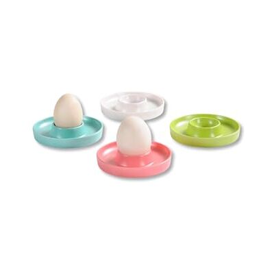 Kesper Eierbecher, 4er Pack, Material: ø 10 x H 2 cm, Kunststoff, Maße: cm, Farbe: Beige, Grün, Pink, Blau 41165 Kesper Eierbecher, 4er Pack, Material: ø 10 x H 2 cm, Kunststoff, Maße: cm, Farbe: Beige, Grün, Pink, Blau 41165