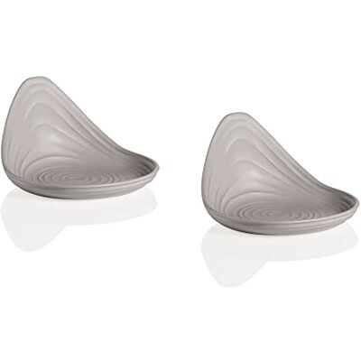 Guzzini Tierra, 2er-Set Snackschalen Taubengrau, 12,3x12xh7,3 cm 196301158 Guzzini Tierra, 2er-Set Snackschalen Taubengrau, 12,3x12xh7,3 cm 196301158