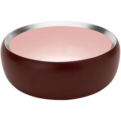 Stelton Schale Ora Edelstahl Warm Maroon Powder Ø 15 cm Stelton Schale Ora Edelstahl Warm Maroon Powder Ø 15 cm