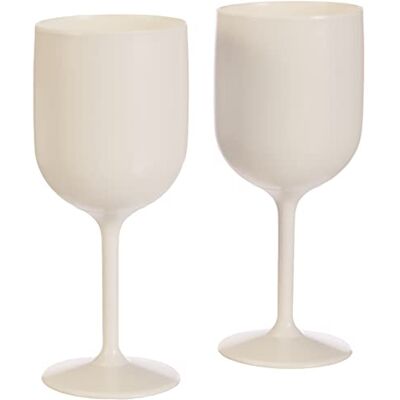 Mojito Design Weißes Kunststoffglas - 0,45L, 2 Stücke Mojito Design Weißes Kunststoffglas - 0,45L, 2 Stücke