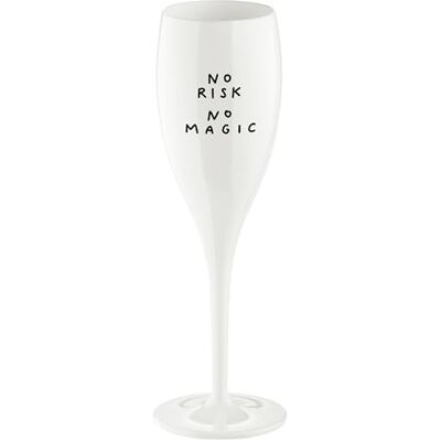 Koziol Glas mit Spruch CHEERS No. 1, bruchsicheres und stoßfestes Sektglas, aus thermoplastischem Material, isoliert 4x besser als Glas, 100 ml, 1 Stück Koziol Glas mit Spruch CHEERS No. 1, bruchsicheres und stoßfestes Sektglas, aus thermoplastischem Material, isoliert 4x besser als Glas, 100 ml, 1 Stück