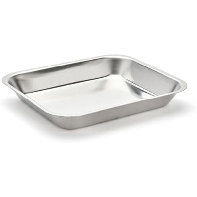 DE BUYER Marinierplatte, Edelstahl, 27 x 22 x 4 cm, Silber DE BUYER Marinierplatte, Edelstahl, 27 x 22 x 4 cm, Silber