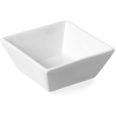 HENDI 72x Tapasschälchen Cuadrado, Porzellan, weiß, 8 x 8 x 3,5 cm HENDI 72x Tapasschälchen Cuadrado, Porzellan, weiß, 8 x 8 x 3,5 cm
