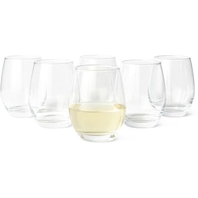 Amazon Stiellose Weißweingläser, 6-Teiliges Set, 414mll, Spülmaschinenfest Amazon Stiellose Weißweingläser, 6-Teiliges Set, 414mll, Spülmaschinenfest