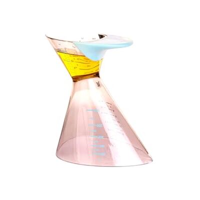 Wintem Messbecher mit zwei Seiten aus Kunststoff – 2 verschiedene Fassungsvermögen 100/500 ml – robust und leicht – leicht zu reinigen – Messskala in Milliliter (ml), Unzen (oz) und Tassen (Cup) – Wintem Messbecher mit zwei Seiten aus Kunststoff – 2 verschiedene Fassungsvermögen 100/500 ml – robust und leicht – leicht zu reinigen – Messskala in Milliliter (ml), Unzen (oz) und Tassen (Cup) –