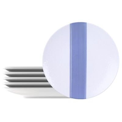 Tramontina Dessertteller rund dekoriert Porzellan 21 cm Soho 6er Set Tramontina Dessertteller rund dekoriert Porzellan 21 cm Soho 6er Set