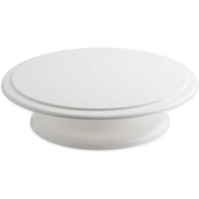 Thermohauser Tortenplatte aus ABS weiß, rund, Durchmesser 33,0x9,0 cm, mit Kugellager, Kunststoff Thermohauser Tortenplatte aus ABS weiß, rund, Durchmesser 33,0x9,0 cm, mit Kugellager, Kunststoff