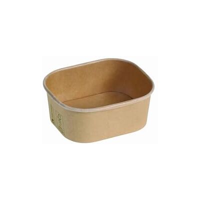 DeinPack 50 Salatschalen to go braun eckig 375 ml 12,5 x 10,5 x 5 cm I Recycelbare Feinkostbecher Schalen Kraftkarton Lunchbox Take away Box DeinPack 50 Salatschalen to go braun eckig 375 ml 12,5 x 10,5 x 5 cm I Recycelbare Feinkostbecher Schalen Kraftkarton Lunchbox Take away Box