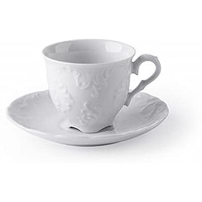 Excelsa excèlsa Elisa Rococo 'White Tea Tasse & Untertasse Excelsa excèlsa Elisa Rococo 'White Tea Tasse & Untertasse
