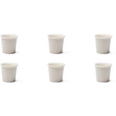 Excelsa Fashion White - 9 cl - 6 Stück - Porzellan Kaffeetassen-Set Excelsa Fashion White - 9 cl - 6 Stück - Porzellan Kaffeetassen-Set