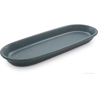 Bunzlauer keramik Original Servierplatte 28,3x11,1x2,5 cm, Dekor ZIELON Bunzlauer keramik Original Servierplatte 28,3x11,1x2,5 cm, Dekor ZIELON