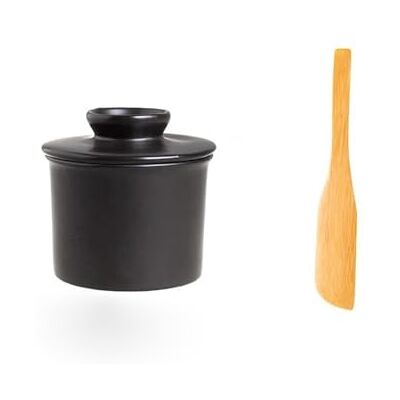 Zf9tBw5sH Butterbehälter Runde Butterdose aus Keramik zur Butteraufbewahrung Glas-Käsebecher-Buttermesser(Schwarz) Zf9tBw5sH Butterbehälter Runde Butterdose aus Keramik zur Butteraufbewahrung Glas-Käsebecher-Buttermesser(Schwarz)