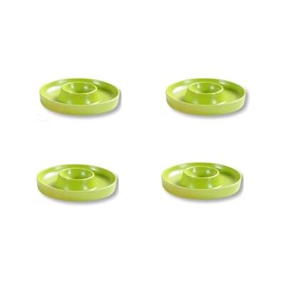 Kesper Eierbecher, 4er Pack, Material: ø 10 x H 2 cm, Melamin, Maße: cm, Farbe: Grün Der ideale Frühstücksbegleiter Kesper Eierbecher, 4er Pack, Material: ø 10 x H 2 cm, Melamin, Maße: cm, Farbe: Grün Der ideale Frühstücksbegleiter