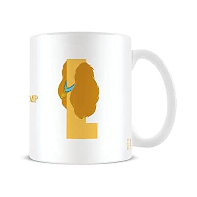 Lady & The Tramp Keramiktasse - Alphabet Buchstaben Disney - 325 Ml - Geschenkset Lady & The Tramp Keramiktasse - Alphabet Buchstaben Disney - 325 Ml - Geschenkset