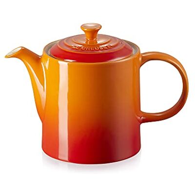 LE CREUSET Hohe Kanne aus Steinzeug 1,3 Liter, Steinzeug, Ofenrot, 70703130900000 LE CREUSET Hohe Kanne aus Steinzeug 1,3 Liter, Steinzeug, Ofenrot, 70703130900000