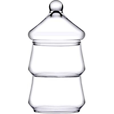 Pasabahce Pasabache Villa Patisserie Süßigkeitenschüssel, 26 x 11 cm, 2 Etagen Pasabahce Pasabache Villa Patisserie Süßigkeitenschüssel, 26 x 11 cm, 2 Etagen