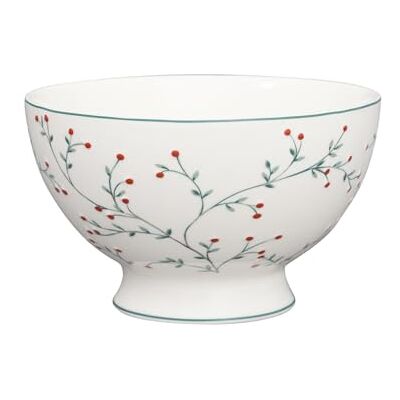 GreenGate Lucie Suppenbowl Weiß 0,5l Porzellan, Romantisch, Schüssel GreenGate Lucie Suppenbowl Weiß 0,5l Porzellan, Romantisch, Schüssel