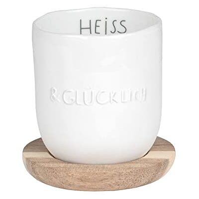 Räder Guten Morgen. Kleiner Becher Heiß & glücklich Räder Guten Morgen. Kleiner Becher Heiß & glücklich