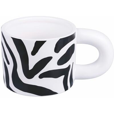 Tivoli Tasse aus Porzellan, 360 ml, Tiermotiv, Safari Zebra Tivoli Tasse aus Porzellan, 360 ml, Tiermotiv, Safari Zebra