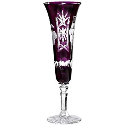 CRISTALICA Sektglas Sektkelch Champagnerglas Handgeschliffen Traube Kristall Glas 140 ml CRISTALICA Sektglas Sektkelch Champagnerglas Handgeschliffen Traube Kristall Glas 140 ml