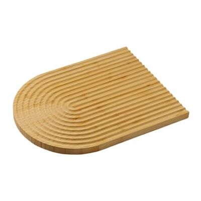 Kesper Schneide- und Servierbrett aus FSC®-zertifiziertem Bambus mit feiner Rillenstruktur, Maße: 32 x 24 x 1,5 cm 58144 Kesper Schneide- und Servierbrett aus FSC®-zertifiziertem Bambus mit feiner Rillenstruktur, Maße: 32 x 24 x 1,5 cm 58144