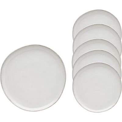 Van Well URBAN Eßteller flach 27 cm creme 6er Set Steinzeug modernes Geschirr, funktional & stylish Van Well URBAN Eßteller flach 27 cm creme 6er Set Steinzeug modernes Geschirr, funktional & stylish