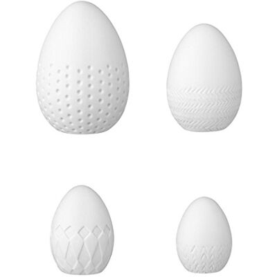 Räder , Porzellan Frühlingsboten Keramikeier, 4er Set Räder , Porzellan Frühlingsboten Keramikeier, 4er Set
