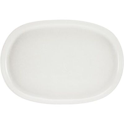 Servierplatte CREATABLE Uno - Ovale Servierplatte - Weiß - Steinzeug - 33cm Servierplatte CREATABLE Uno - Ovale Servierplatte - Weiß - Steinzeug - 33cm