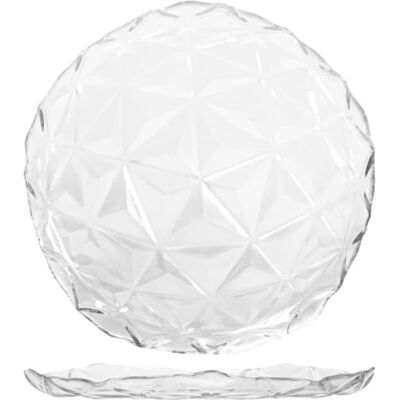 Pasabahce Estrella 2981801 Flachteller im Glas, 28 cm, transparent, modernes und elegantes Design, 6 Stück Pasabahce Estrella 2981801 Flachteller im Glas, 28 cm, transparent, modernes und elegantes Design, 6 Stück