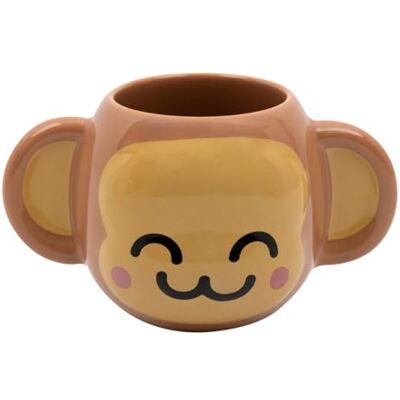 Mr. Wonderful 3D Tasse Affe Affe Keramiktasse Fassungsvermögen: 330 ml Mr. Wonderful 3D Tasse Affe Affe Keramiktasse Fassungsvermögen: 330 ml