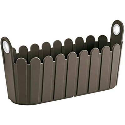 Emsa M5071000 Landhaus Jardiniére, Rauchbraun Emsa M5071000 Landhaus Jardiniére, Rauchbraun