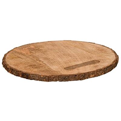 Antikas Rundes Holzbrett Schneidbrett Präsentation, Dekoration Ø 37,5 cm Antikas Rundes Holzbrett Schneidbrett Präsentation, Dekoration Ø 37,5 cm