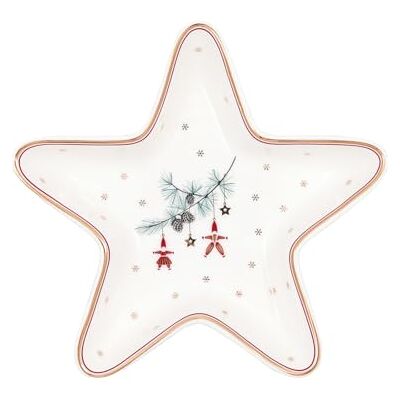 GreenGate Star Plate Juana White GreenGate Star Plate Juana White