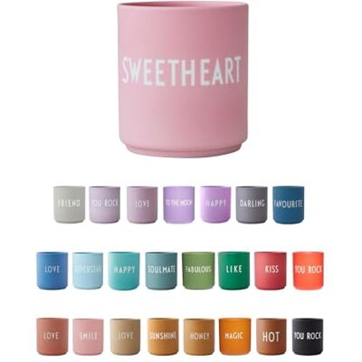 Design Letters Lieblingsbecher Rosa SWEETHEART Tasse Personalisierte Geschenke für Freundin & Partner Hochzeitsgeschenk, Valentinstag, Jahrestag Kaffeebecher Porzellan Tasse mit Spruch 250 Ml Design Letters Lieblingsbecher Rosa SWEETHEART Tasse Personalisierte Geschenke für Freundin & Partner Hochzeitsgeschenk, Valentinstag, Jahrestag Kaffeebecher Porzellan Tasse mit Spruch 250 Ml