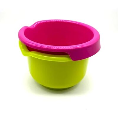 Kimmel 2 Stück Rührschüssel 2,5 Liter Backschüssel Teigschüssel Salatschüssel Schüssel Bowl Plastikgeschirr Kunststoffschüssel, Farbe limone und fuchsia, Mehrweggeschirr Kimmel 2 Stück Rührschüssel 2,5 Liter Backschüssel Teigschüssel Salatschüssel Schüssel Bowl Plastikgeschirr Kunststoffschüssel, Farbe limone und fuchsia, Mehrweggeschirr