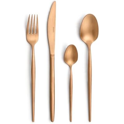 Amefa SOPRANO Besteckset 16-tlg., 18/10-Edelstahl, PVD-Veredelung, Kupfer Amefa SOPRANO Besteckset 16-tlg., 18/10-Edelstahl, PVD-Veredelung, Kupfer