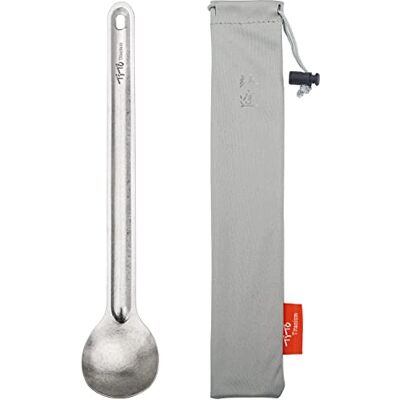 TiTo Titanium Camping Besteck Spork/Löffel,Outdoor Spork mit Langen Griff Tragbare Ultraleichtes Besteck Wiederverwendbare für Picknick mit Aufbewahrungstasche Rucksackreisen(Titan-Göffel) TiTo Titanium Camping Besteck Spork/Löffel,Outdoor Spork mit Langen Griff Tragbare Ultraleichtes Besteck Wiederverwendbare für Picknick mit Aufbewahrungstasche Rucksackreisen(Titan-Göffel)