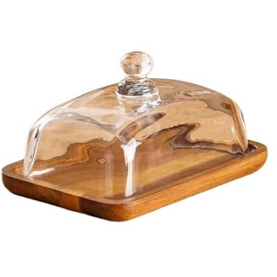 Zf9tBw5sH Butterdose Rechteckige Butterteller-Glasabdeckung aus Holz Butterbehälter Dim Sum Kuchen-Dessertteller(Dark brown) Zf9tBw5sH Butterdose Rechteckige Butterteller-Glasabdeckung aus Holz Butterbehälter Dim Sum Kuchen-Dessertteller(Dark brown)