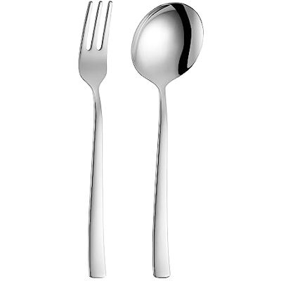 ZWILLING Bela, 2-teiliges Spaghettibesteck aus Edelstahl 18/10, Silber, zeitgenössisch, Spülmaschinenfest ZWILLING Bela, 2-teiliges Spaghettibesteck aus Edelstahl 18/10, Silber, zeitgenössisch, Spülmaschinenfest