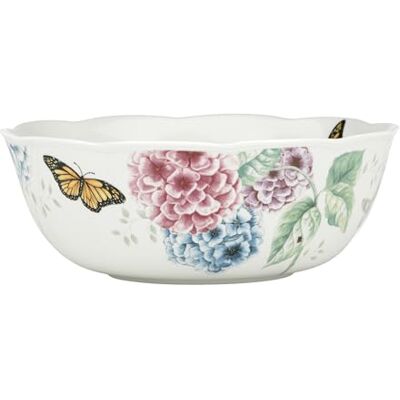 Lenox Butterfly Meadow Hortensie Servierschüssel, groß, 1,2 kg, mehrfarbig Lenox Butterfly Meadow Hortensie Servierschüssel, groß, 1,2 kg, mehrfarbig