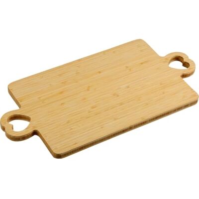 Kesper Schneide- und Servierbrett mit 2 Herzgriffen, Material: FSC®-zertifizierter Bambus, Maße: 50 x 25 x 1,8 cm 58497 Kesper Schneide- und Servierbrett mit 2 Herzgriffen, Material: FSC®-zertifizierter Bambus, Maße: 50 x 25 x 1,8 cm 58497