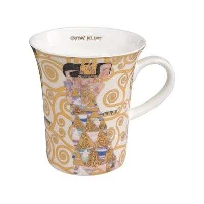 Goebel Gustav Klimt Becher, Tasse Die Erwartung H. 11cm 400ml Porzellan Goebel Gustav Klimt Becher, Tasse Die Erwartung H. 11cm 400ml Porzellan
