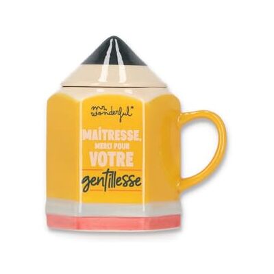 Mr. Wonderful Mr.Wonderful 3D-Tasse – Es gibt tolle Lehrer, aber Sie sind immer wieder dagegen, Geschenk für Lehrer – Keramiktasse mit Botschaft für Lehrer Mr. Wonderful Mr.Wonderful 3D-Tasse – Es gibt tolle Lehrer, aber Sie sind immer wieder dagegen, Geschenk für Lehrer – Keramiktasse mit Botschaft für Lehrer