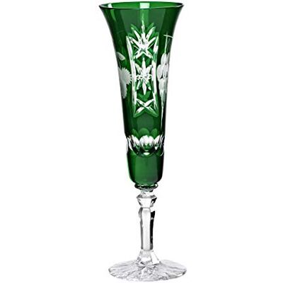 CRISTALICA Sektglas Sektkelch Champagnerglas Handgeschliffen Traube Kristall Glas 140 ml CRISTALICA Sektglas Sektkelch Champagnerglas Handgeschliffen Traube Kristall Glas 140 ml