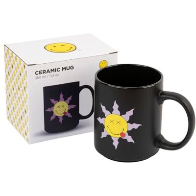 Erik Editores Becher Smiley Quirky Comics Schwarz - Tasse Erik Editores Becher Smiley Quirky Comics Schwarz - Tasse