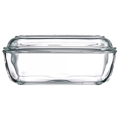 Luminarc ARC 60118 Helper Butterdose, Glas, transparent, 1 Stück Luminarc ARC 60118 Helper Butterdose, Glas, transparent, 1 Stück